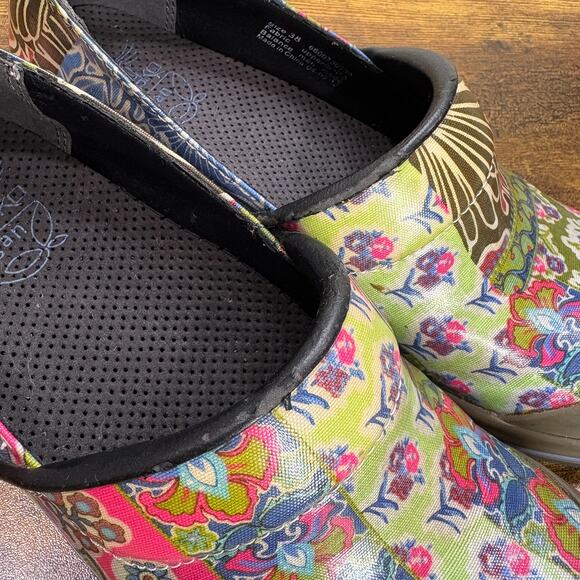 Dansko Floral Multicolor Mules - Picture 5 of 14
